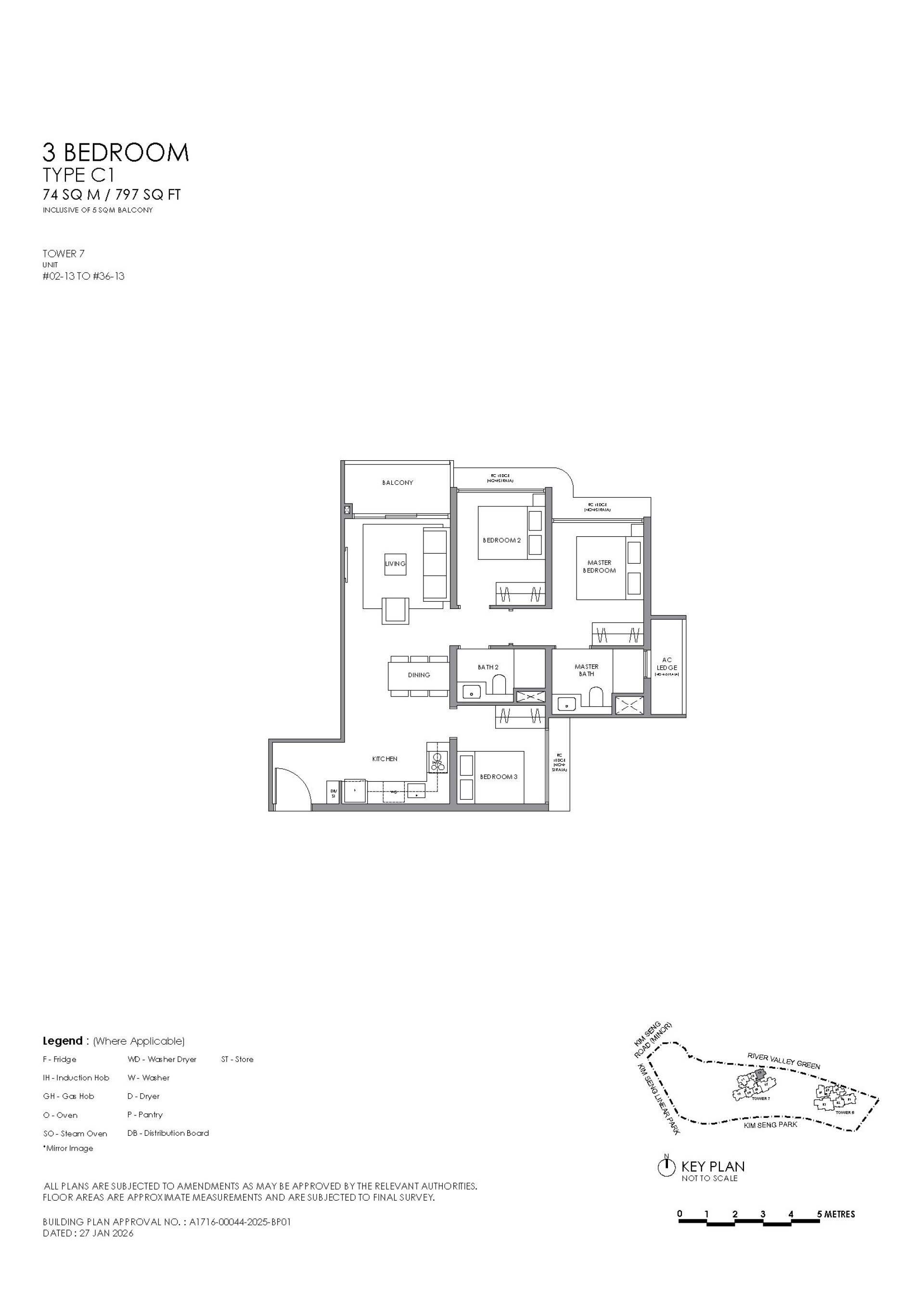 River Modern floorplan